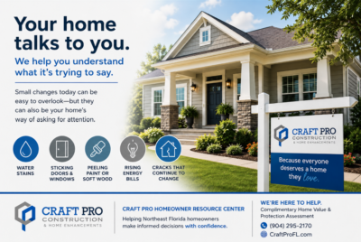 Homeowner Warning Signs You Shouldn’t Ignore Craft Pro Homeowner Resource Center