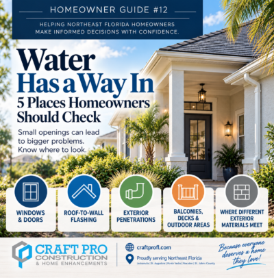 Water Has a Way In  5 Places Homeowners Should Check